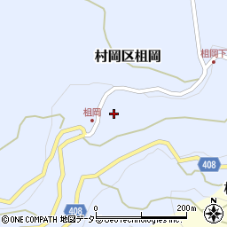 兵庫県美方郡香美町村岡区柤岡617周辺の地図