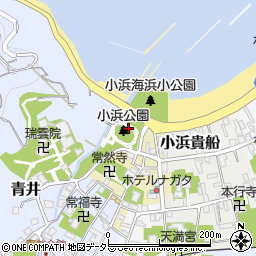 小浜公園周辺の地図