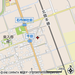 滋賀県長浜市木之本町千田702周辺の地図