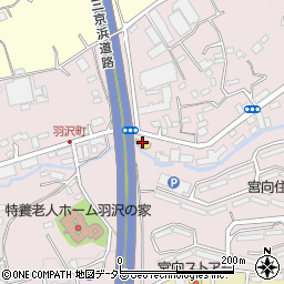 ファミリーマート横浜羽沢町綿打店周辺の地図