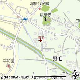 千葉県市原市野毛92-3周辺の地図