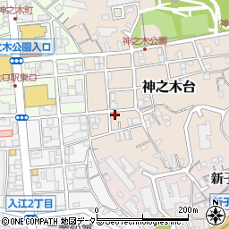 神奈川県横浜市神奈川区神之木台4-6周辺の地図
