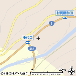 兵庫県美方郡香美町村岡区和田215周辺の地図
