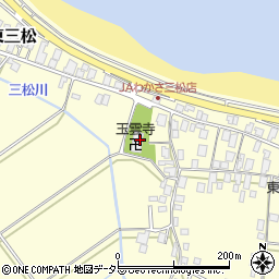 玉雲寺周辺の地図