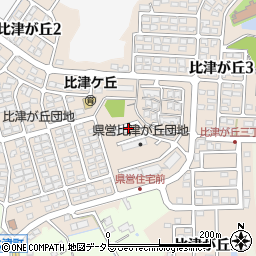 島根県松江市比津が丘周辺の地図