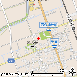 滋賀県長浜市木之本町千田790周辺の地図