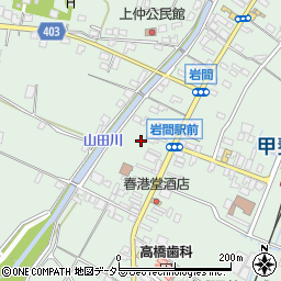 山梨県西八代郡市川三郷町岩間2154-5周辺の地図