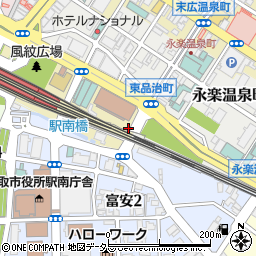 リパーク鳥取中央郵便局駐車場周辺の地図