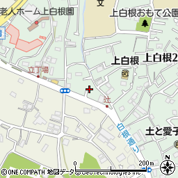 神奈川県横浜市旭区上白根2丁目57周辺の地図