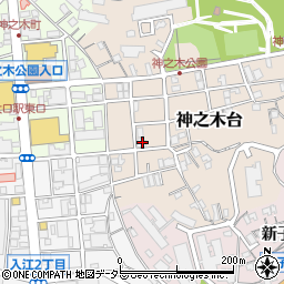 神奈川県横浜市神奈川区神之木台5-20周辺の地図