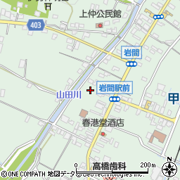 山梨県西八代郡市川三郷町岩間2153周辺の地図