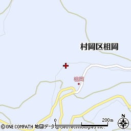 兵庫県美方郡香美町村岡区柤岡665-1周辺の地図