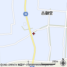 鳥取県西伯郡大山町古御堂268周辺の地図