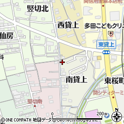 岐阜県関市南貸上12周辺の地図
