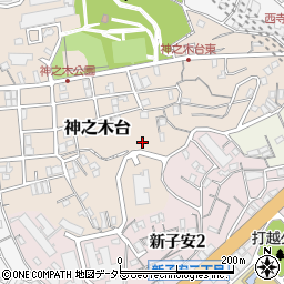 神奈川県横浜市神奈川区神之木台24周辺の地図