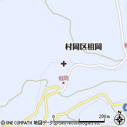 兵庫県美方郡香美町村岡区柤岡653周辺の地図
