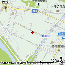 山梨県西八代郡市川三郷町岩間2411周辺の地図