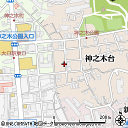 神奈川県横浜市神奈川区神之木台6-19周辺の地図