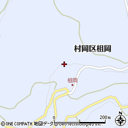 兵庫県美方郡香美町村岡区柤岡657周辺の地図