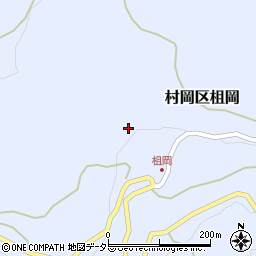 兵庫県美方郡香美町村岡区柤岡664周辺の地図