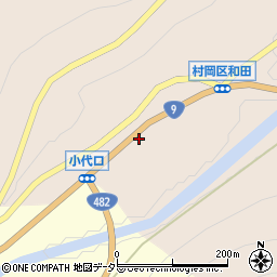 兵庫県美方郡香美町村岡区和田222周辺の地図