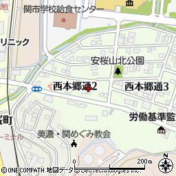 岐阜ヤクルト販売株式会社関センター周辺の地図