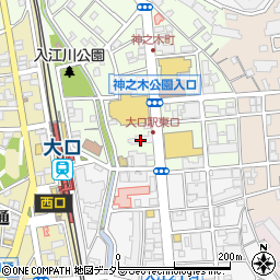 横浜神之木オリエントコート周辺の地図