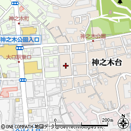 神奈川県横浜市神奈川区神之木台6周辺の地図