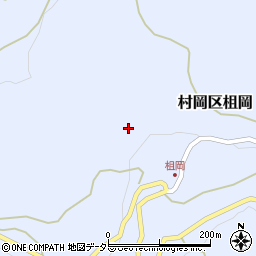 兵庫県美方郡香美町村岡区柤岡661周辺の地図