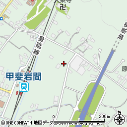 山梨県西八代郡市川三郷町岩間1092周辺の地図