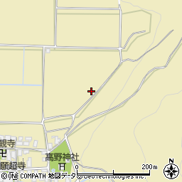 滋賀県長浜市高月町高野1360周辺の地図