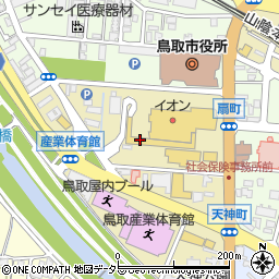 鳥取県鳥取市天神町周辺の地図