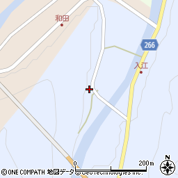 兵庫県美方郡香美町村岡区入江1739-1周辺の地図