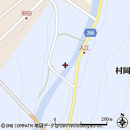 兵庫県美方郡香美町村岡区入江1780周辺の地図