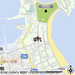 福井県高浜町（大飯郡）事代周辺の地図