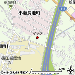 マック岐阜工場周辺の地図