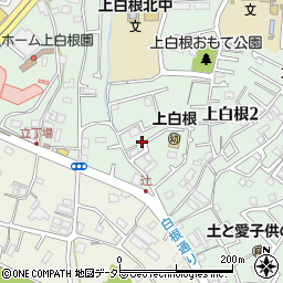 神奈川県横浜市旭区上白根2丁目53周辺の地図