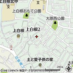 神奈川県横浜市旭区上白根周辺の地図