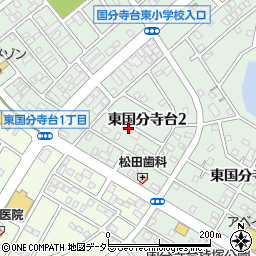 千葉県市原市東国分寺台2丁目周辺の地図