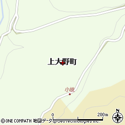 島根県松江市上大野町周辺の地図