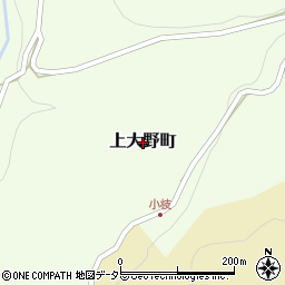 島根県松江市上大野町周辺の地図