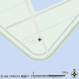 鳥取県境港市中海干拓地456周辺の地図
