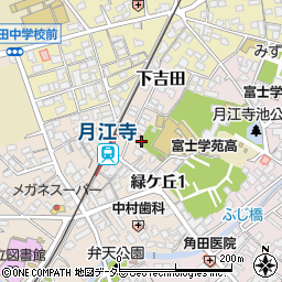 月江寺公園トイレ周辺の地図