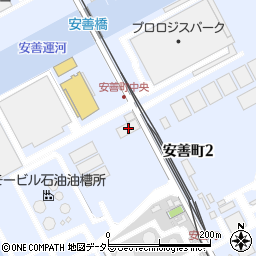 神奈川県横浜市鶴見区安善町2丁目1周辺の地図