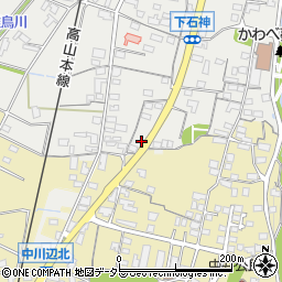 岐阜県加茂郡川辺町石神42周辺の地図