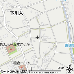 神奈川県厚木市下川入周辺の地図
