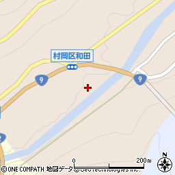 兵庫県美方郡香美町村岡区和田201周辺の地図