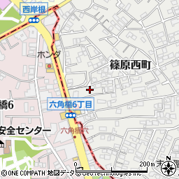 神奈川県横浜市港北区篠原西町19周辺の地図