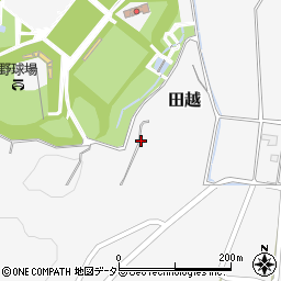 鳥取県東伯郡琴浦町田越周辺の地図