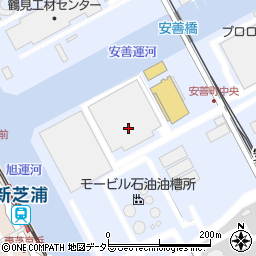 神奈川県横浜市鶴見区安善町2丁目1-7周辺の地図